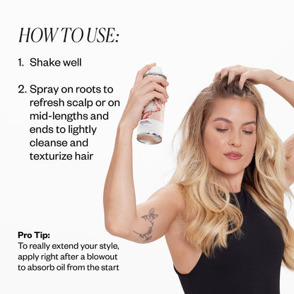 IGK Jet Lag Invisible Dry Shampoo Travel — Weightless Refresh for Fine Hair | Vegan & Cruelty-Free | 2 oz