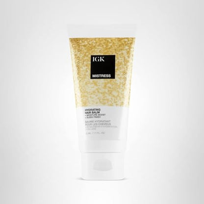 IGK Mistress Hydrating Hair Balm Travel — Lightweight Frizz Control & Shine (1.7 oz) | Vegan Cruelty-Free