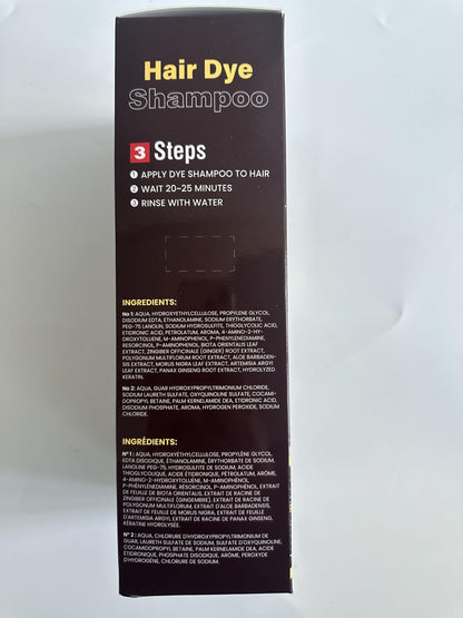 IIIMEIDU Hair Dye Shampoo 3-in-1 for Grey Hair – Dark Coffee 500ml