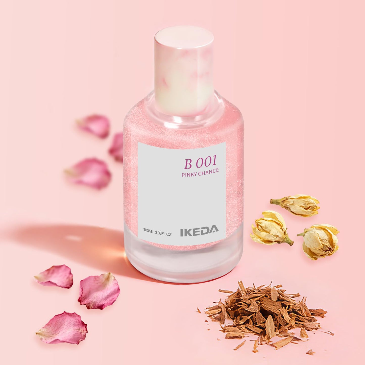 Ikeda style-life Ikeda Women's Eau de Parfum 100 ml – Long-Lasting Floral Fragrance with Rose, Jasmine & Sandalwood