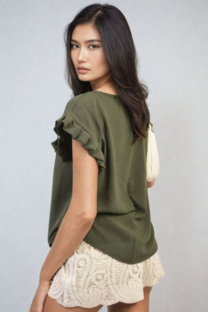 Oversized Top and Wide Leg Trousers Co-ord Set