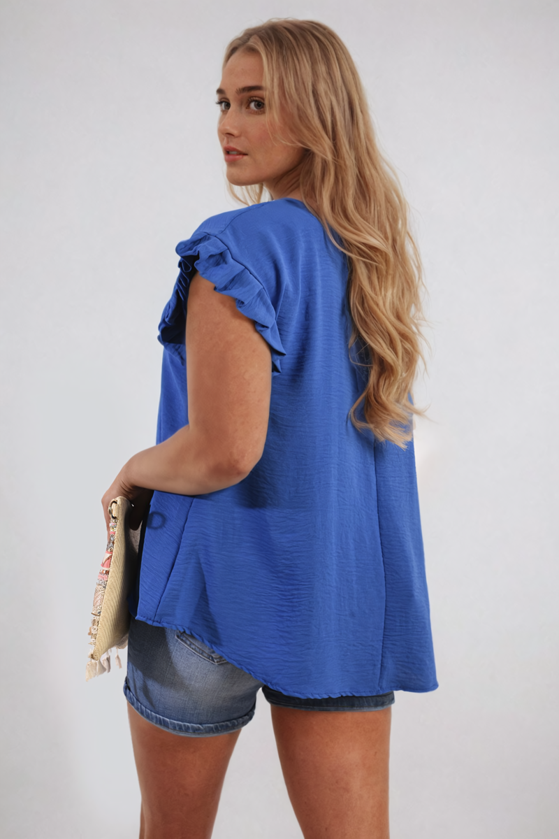 Oversized Top and Wide Leg Trousers Co-ord Set