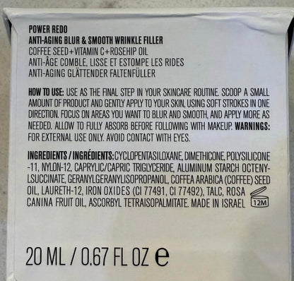 Il Makiage Power Redo Wrinkle Filler – Instant, Age-Rewinding Effect with Coffee Seed, Vitamin C & Rosehip Oil (20 ml)