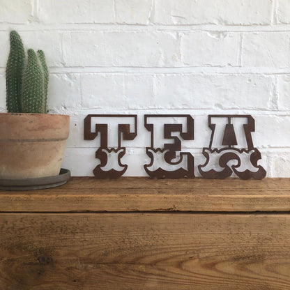Rusty 5" Carnival Metal Letters A-Z