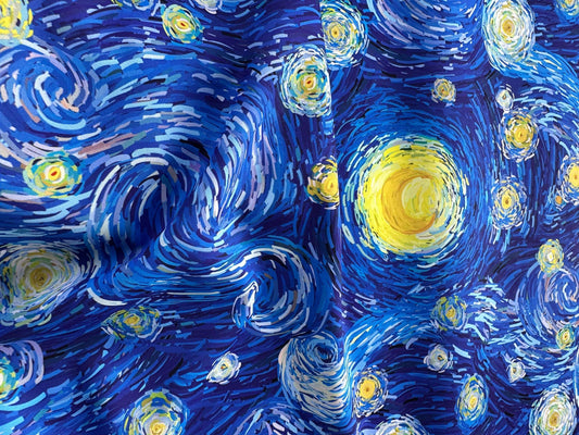 Van Gogh Inspired Fabric By Metre