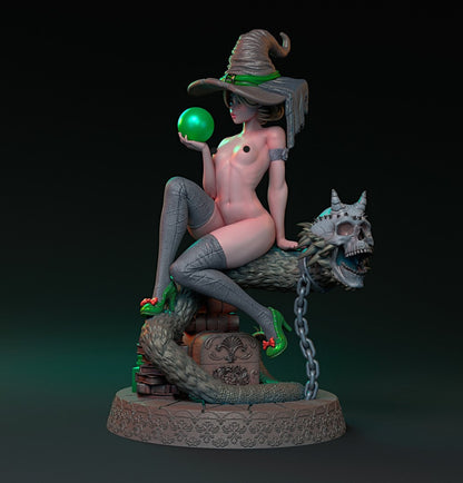 Yaleena - Pinup - Mysterious Witchcraft of Lionila Kickstarter | Mythreal Games | 32mm or 75mm