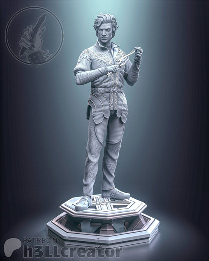 Asterion from Baldur's Gate 3 (fan art) | Full Model or Bust | Miniature scale 1:12 | h3LL Creator | DIY Model Kit