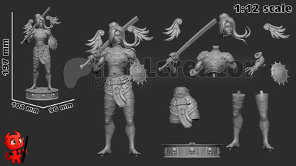 Nemesis: Hades 2 Fan Art, 197mm DIY Model Kit