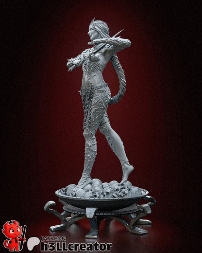 Orin from Baldur's Gate 3 (fan art) | Full Model or Bust | Miniature scale 1:12 | h3LL Creator | DIY Model Kit