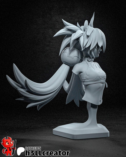 Koleda Belobog from Zenless Zone Zero (fan art) | Full Model or Bust | Miniature scale 1:12 | h3LL Creator | DIY Model Kit