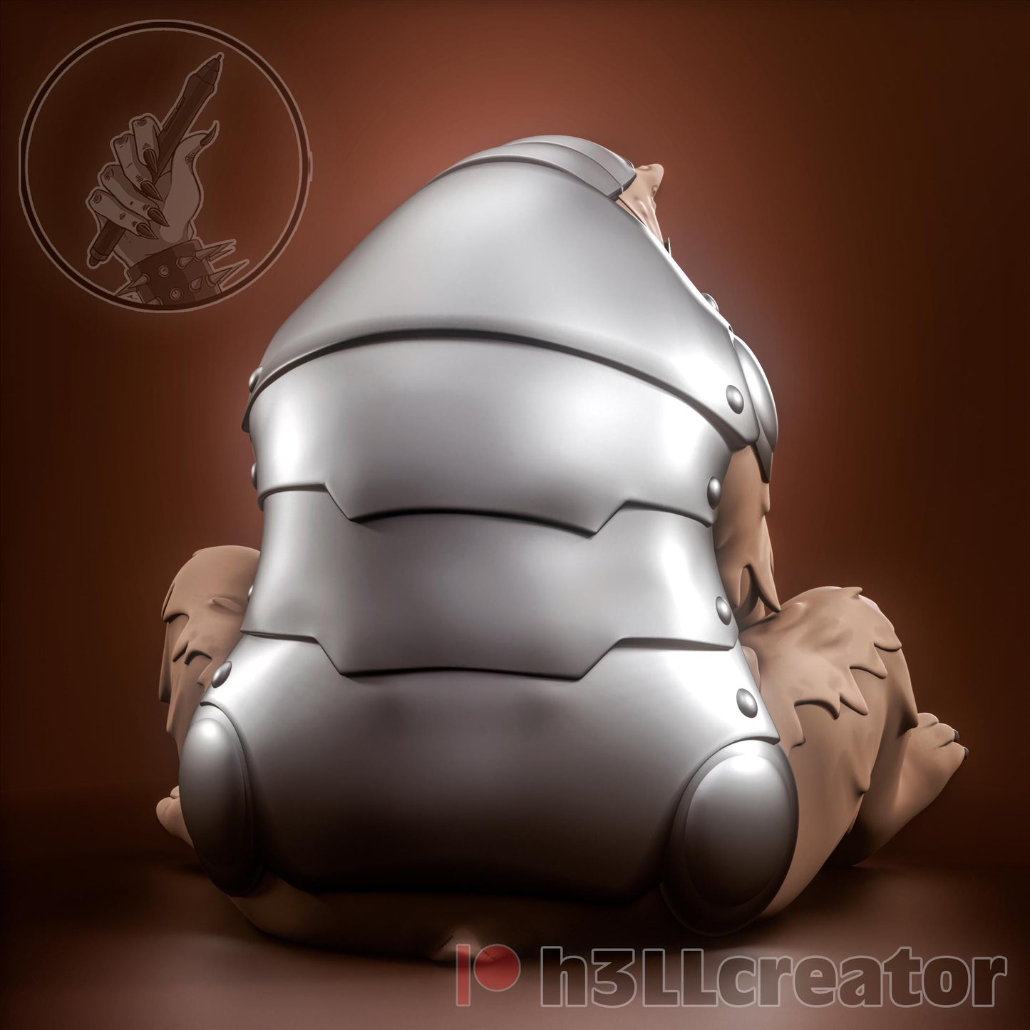 Trinket from Critical Role - Legends of Vox Machina (fan art) | Miniature scale 1:15 | h3LL Creator | DIY Model Kit