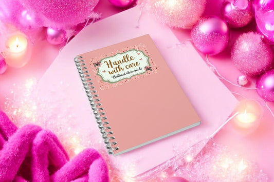 Handle With Care: Brilliant Ideas Inside Lined A5 Notebook