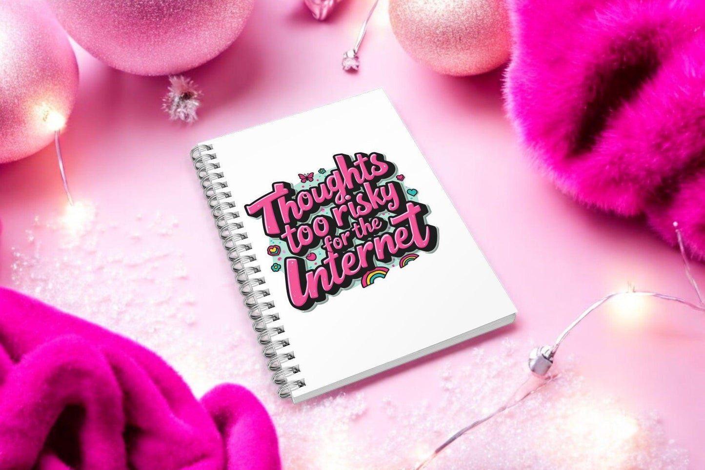 Thoughts Too Risky For The Internet Lined A5 Notebook