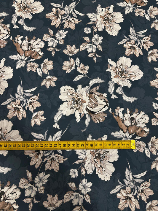 Vintage Floral Fabric Sold by Metre