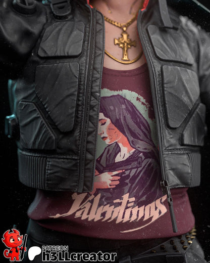 Jackie Welles from Cyberpunk 2077 (fan art) | Full Model or Bust | Miniature scale 1:12 | h3LL Creator | DIY Model Kit