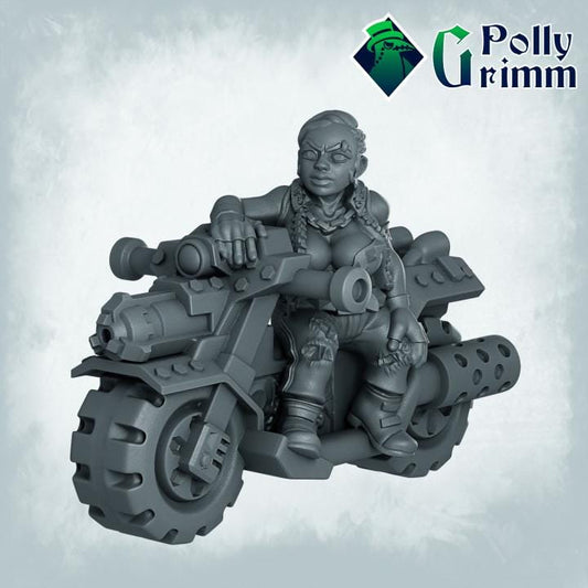 Galaxy Dwarves set - Sci-fi tabletop miniatures for tabletop games. 28mm / 32mm Resin Figures for RPG