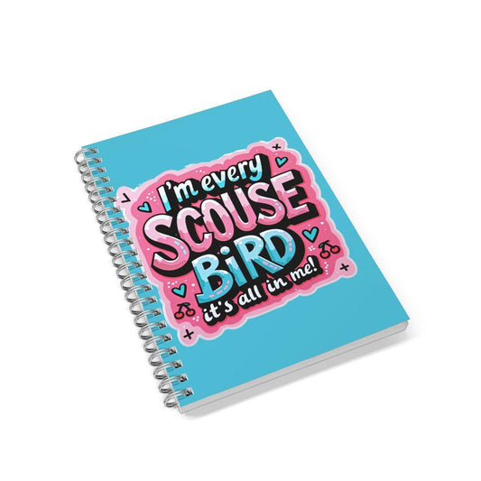 I'm Every Scouse Bird It's All In Me Lined A5 Notebook
