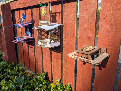 Personalized Pub Theme Bird Feeder: Small Bird Feeding Station