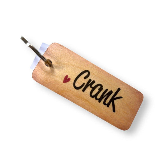 Crank Wooden Keyring