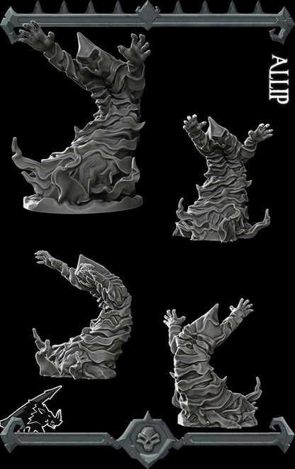 Allip | Bonus | Rocket Pig Games | Miniatures for tabletop games. 28mm to 32mm Resin Figures for RPG, D&D, Dungeons and Dragons