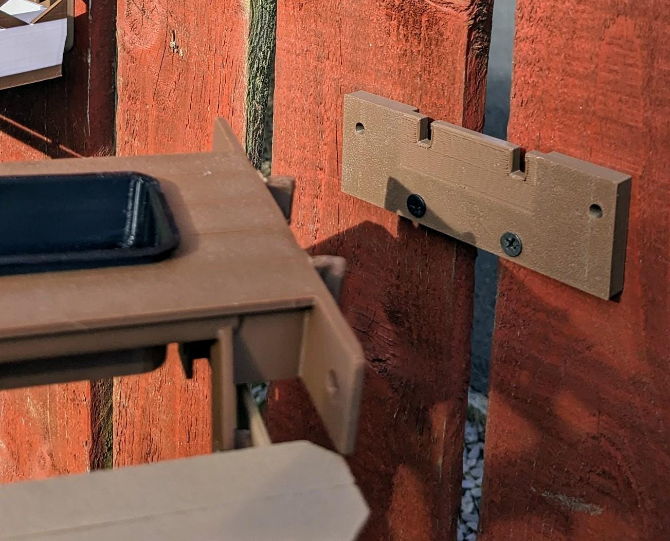 Picnic Table Bird Feeder: Fly-Thru Station, Indoor Aviary or Outdoor Use