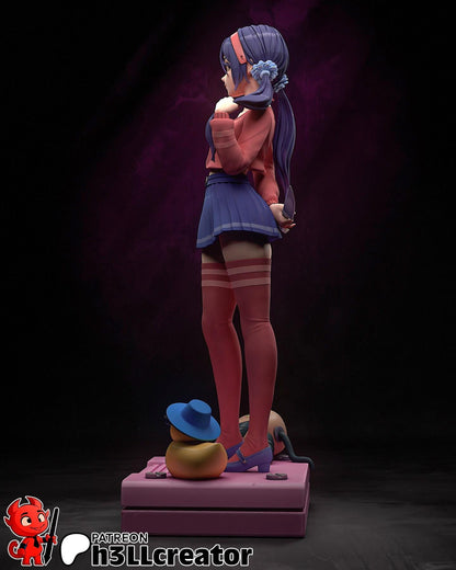 Mita from MiSide (fan art) | Full Model or Bust | Miniature scale 1:12 | h3LL Creator | DIY Model Kit