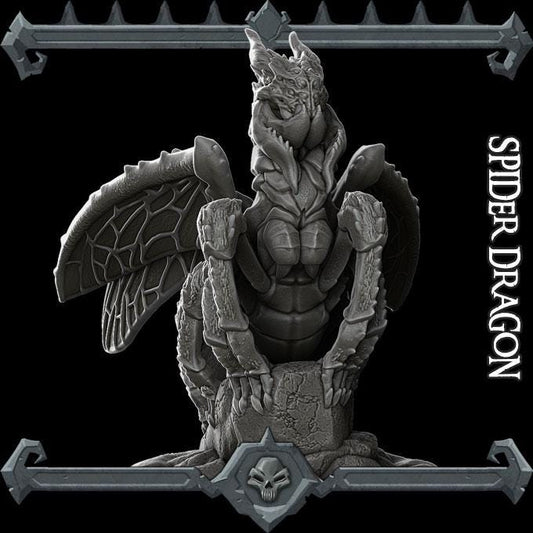 Spider Dragon | Fantastic Beasts Collection | Rocket Pig Games | Miniatures for tabletop games. 28mm to 32mm Resin for RPG, D&D, TTRPG