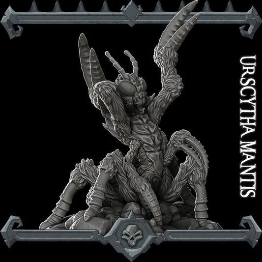 Urscytha Mantis | Fantastic Beasts Collection | Rocket Pig Games | Miniatures for tabletop games. 28mm to 32mm Resin for RPG, D&D, TTRPG