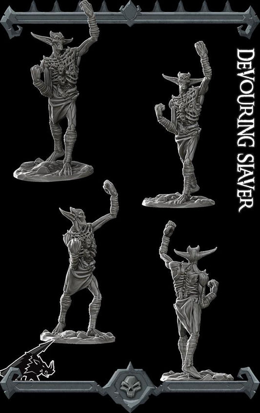 Devouring Slaver | Undead Collection | Rocket Pig Games | Miniatures for tabletop games. 28mm to 32mm Resin for RPG, D&D, TTRPG