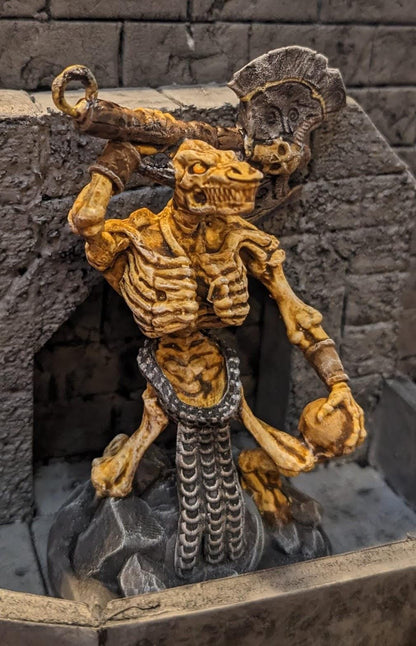 Minotaur Skeletons - Set of 2 | Undead Collection | Rocket Pig Games | Miniatures for tabletop games. 28mm to 32mm Resin for RPG, D&D, TTRPG