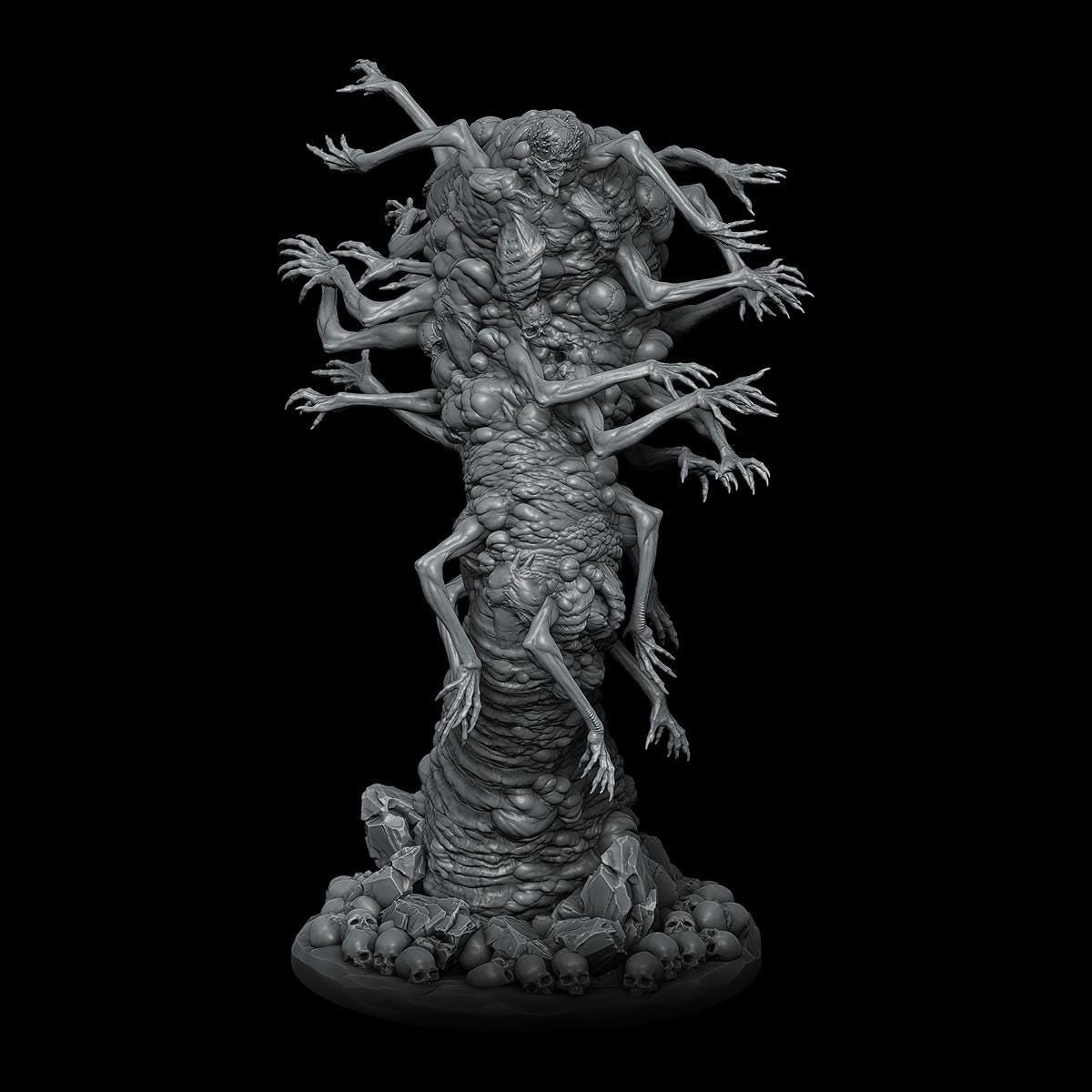 Man Worm | Death Haven | Rocket Pig Games | Miniatures for tabletop games. 28mm to 32mm Resin Figures for RPG, D&D, Dungeons and Dragons