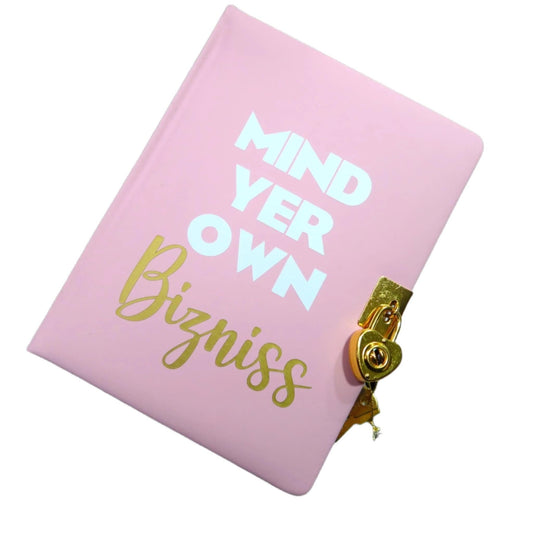 Mind Yer Own Bizniss - Lockable Journal