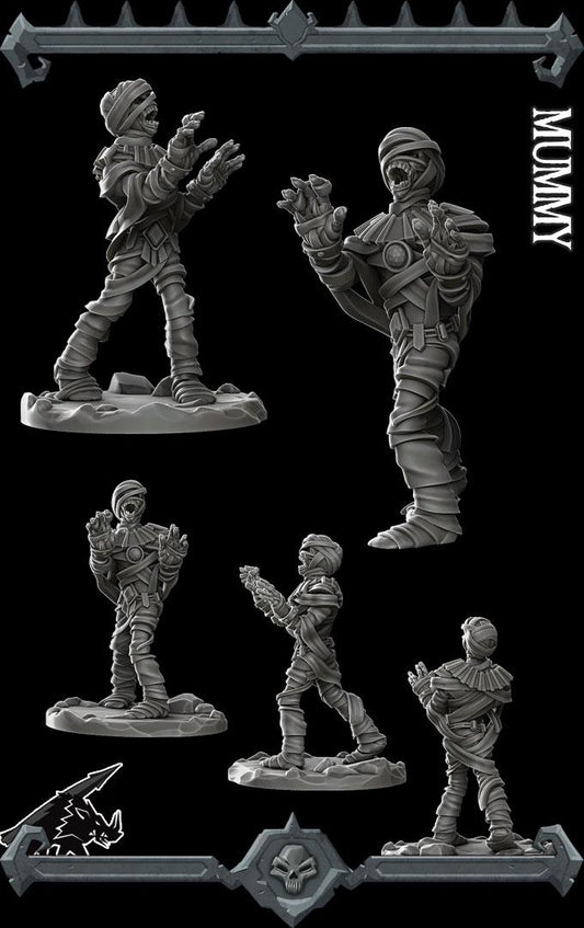 Mummy | Bonus | Rocket Pig Games | Miniatures for tabletop games. 28mm to 32mm Resin for RPG, D&D, Dungeons and Dragons