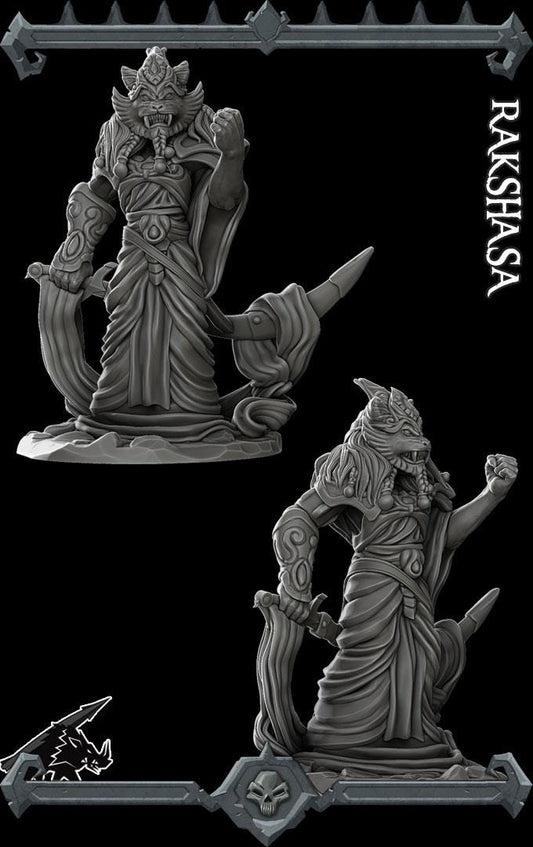 Rakshasa | Bonus | Rocket Pig Games | Miniatures for tabletop games. 28mm to 32mm Resin for RPG, D&D, Dungeons and Dragons