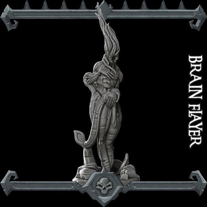 Brain Flayer Golem | Aberrations Collection | Rocket Pig Games | Miniatures for tabletop games. 28mm to 32mm Resin for RPG, D&D, TTRPG