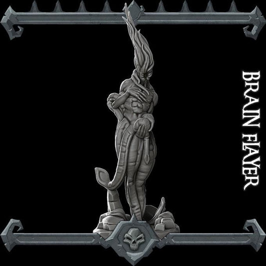 Brain Flayer Golem | Aberrations Collection | Rocket Pig Games | Miniatures for tabletop games. 28mm to 32mm Resin for RPG, D&D, TTRPG