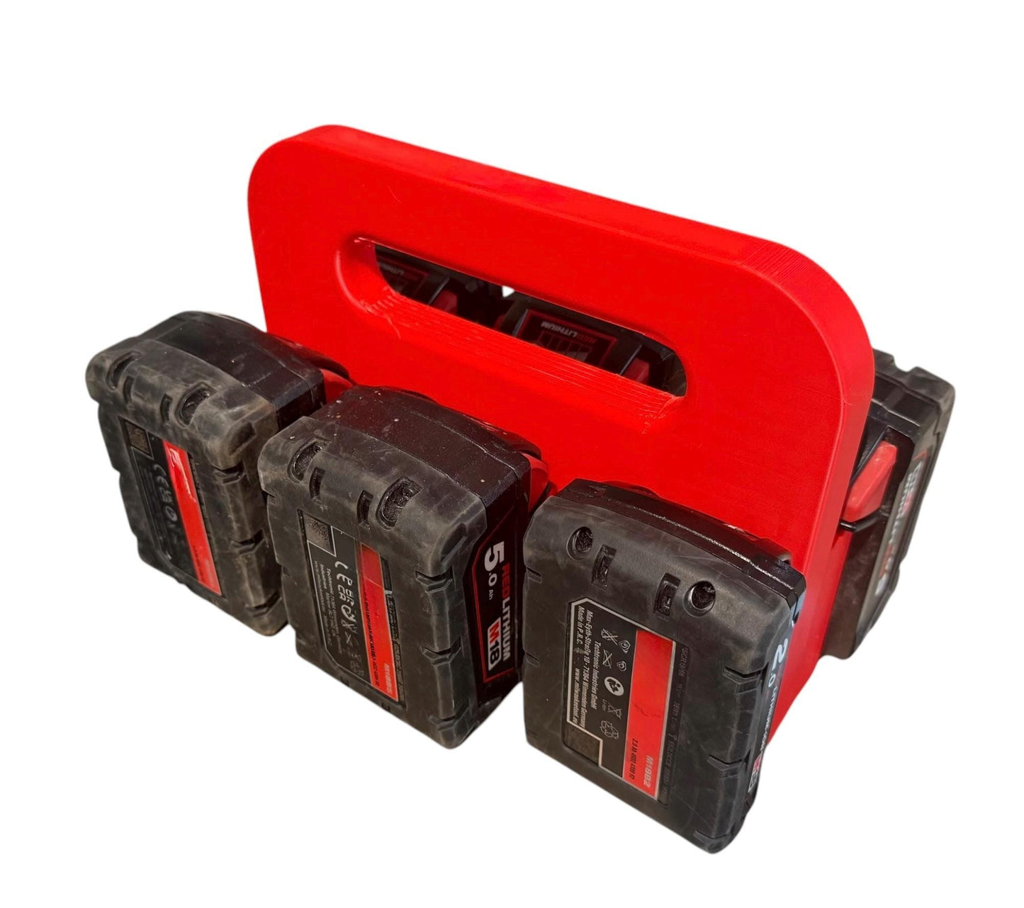 Einhell Power-XC PXC 18v Battery Carrier for 4 or 6 Batteries | DIY Gift | Builders Gift | Gift For Dad | Heavy Duty | Personalisable | Christmas Gift Idea