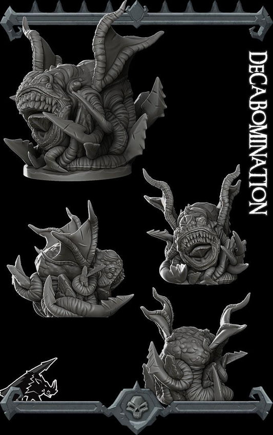 Decabomination | Aberrations Collection | Rocket Pig Games | Miniatures for tabletop games. 28mm to 32mm Resin for RPG, D&D, TTRPG