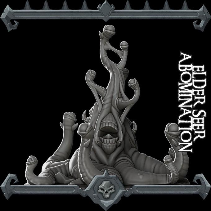 Elderseer Abomination | Aberrations Collection | Rocket Pig Games | Miniatures for tabletop games. 28mm to 32mm Resin for RPG, D&D, TTRPG