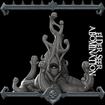 Elderseer Abomination | Aberrations Collection | Rocket Pig Games | Miniatures for tabletop games. 28mm to 32mm Resin for RPG, D&D, TTRPG