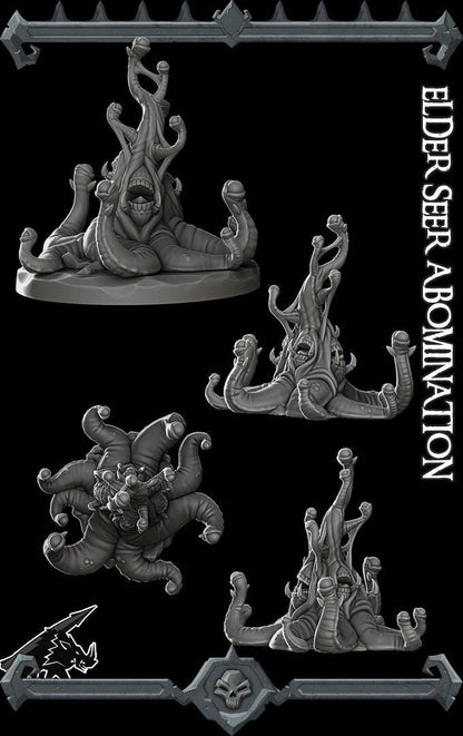Elderseer Abomination | Aberrations Collection | Rocket Pig Games | Miniatures for tabletop games. 28mm to 32mm Resin for RPG, D&D, TTRPG