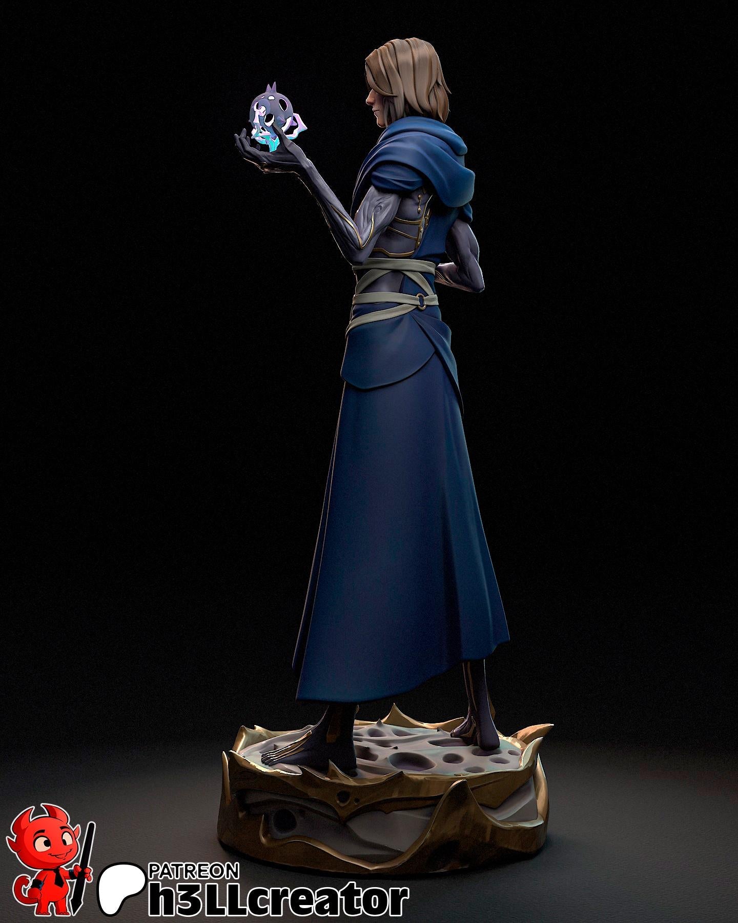 Viktor from Arcane (fan art) | Full Model or Bust | Miniature scale 1:12 | h3LL Creator | DIY Model Kit