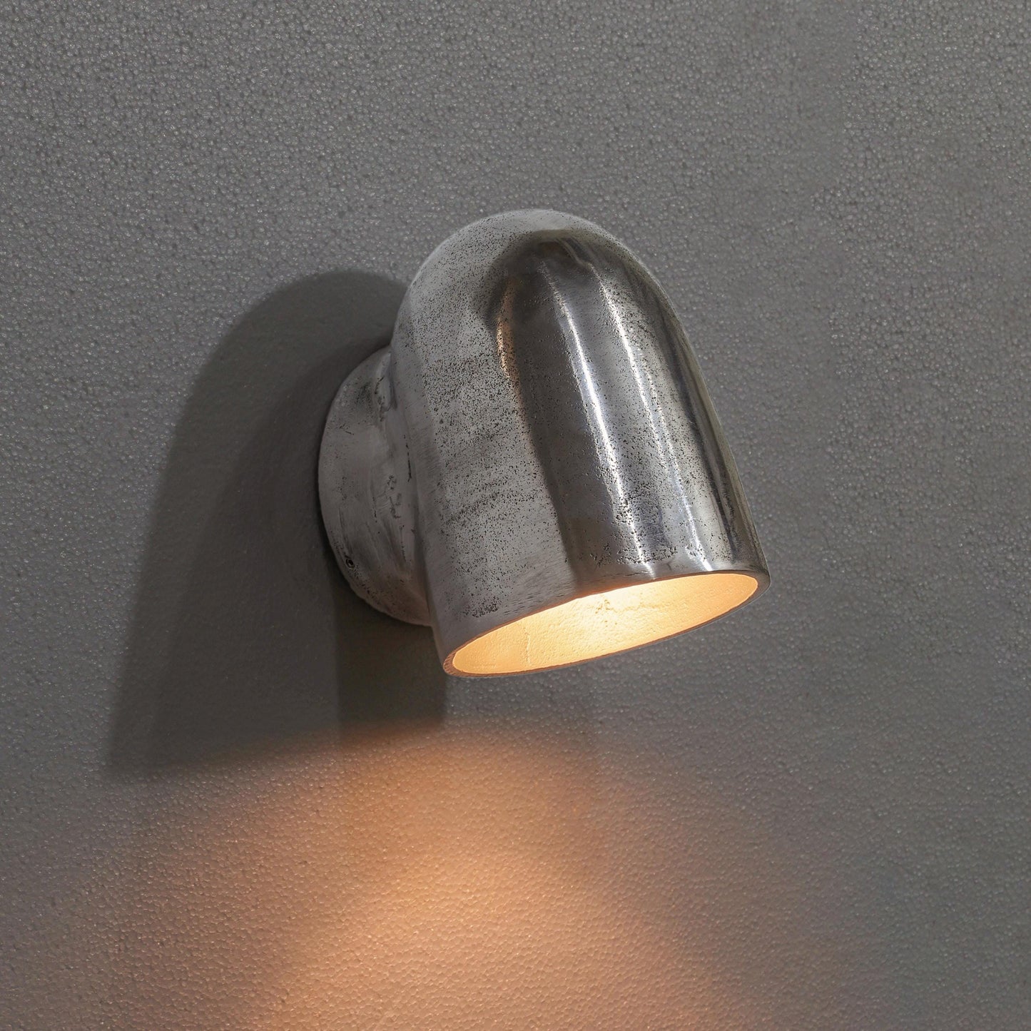 Hopton - Raw Cast Aluminium Mast Down Wall Light | Industrial Nautical Wall Sconce