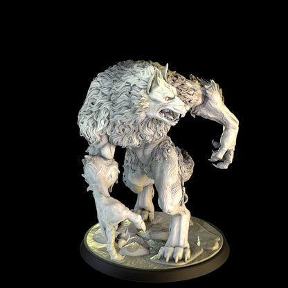 The Werewolf - 75mm Resin Figure, Cosmodo Minis, for RPG, TTRPG and Tabletop