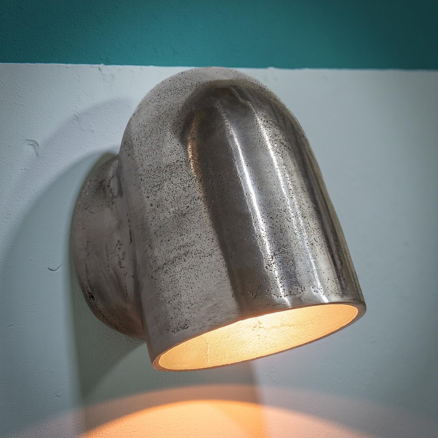 Hopton - Raw Cast Aluminium Mast Down Wall Light | Industrial Nautical Wall Sconce
