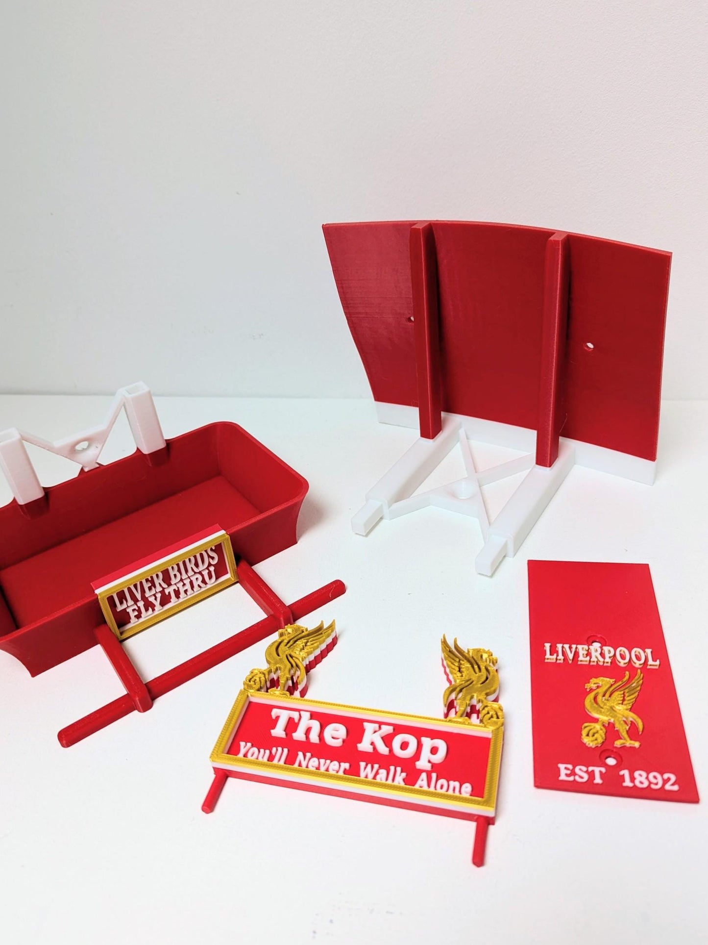 Liverpool FC Bird Feeder Feeding Station The Kop -  Liver birds Anfield themed Garden Decor - Wild Food Feeder - Gift for football Fan