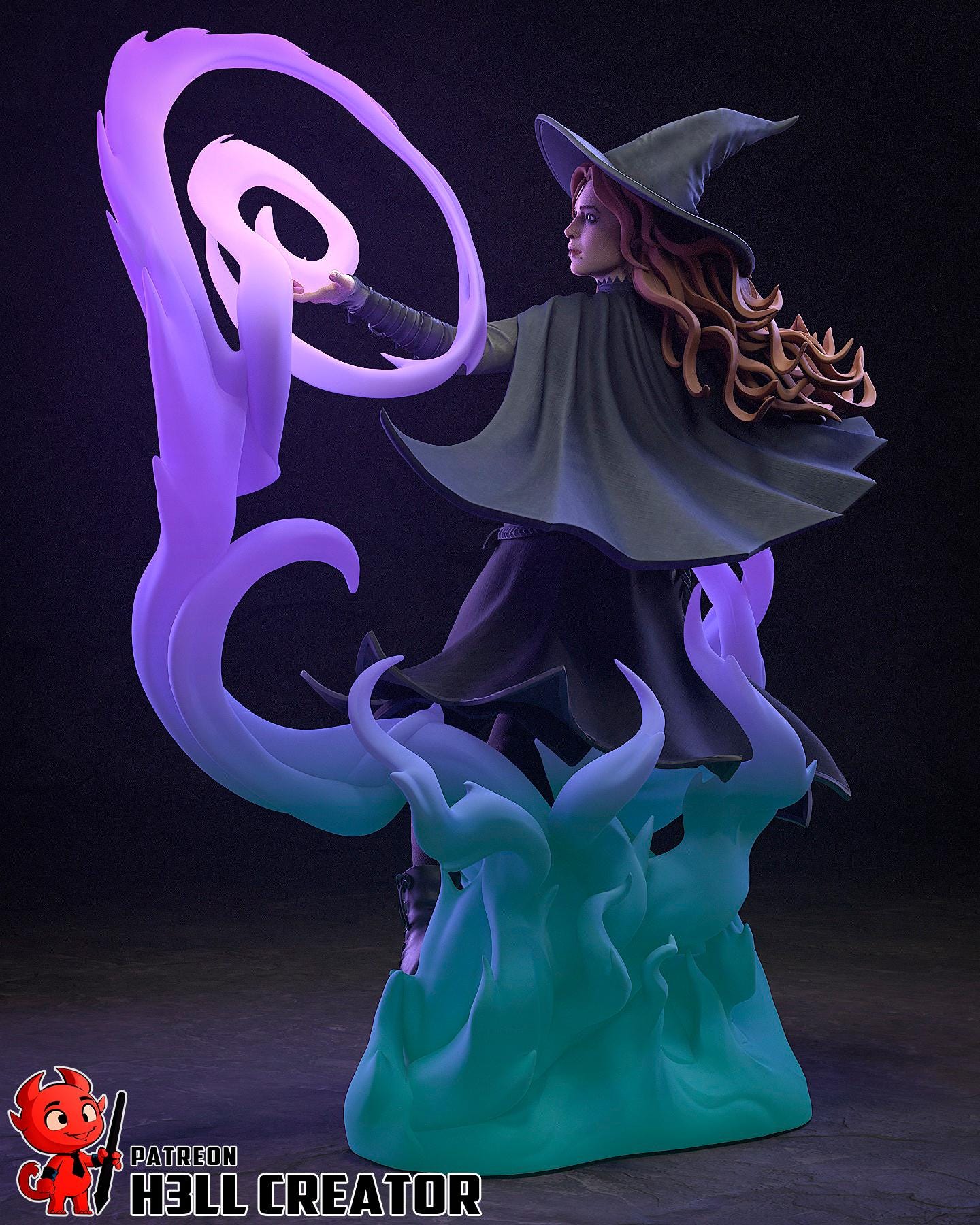 Tasha (Fan Art) – Dungeons & Dragons: The Forgotten Realms | H3LLcreator | Full Model or Bust | Premium Resin Print