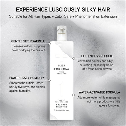ILES FORMULA Shampoo for Dry & Damaged Hair – Hydrating, Sulfate-Free, Color-Safe