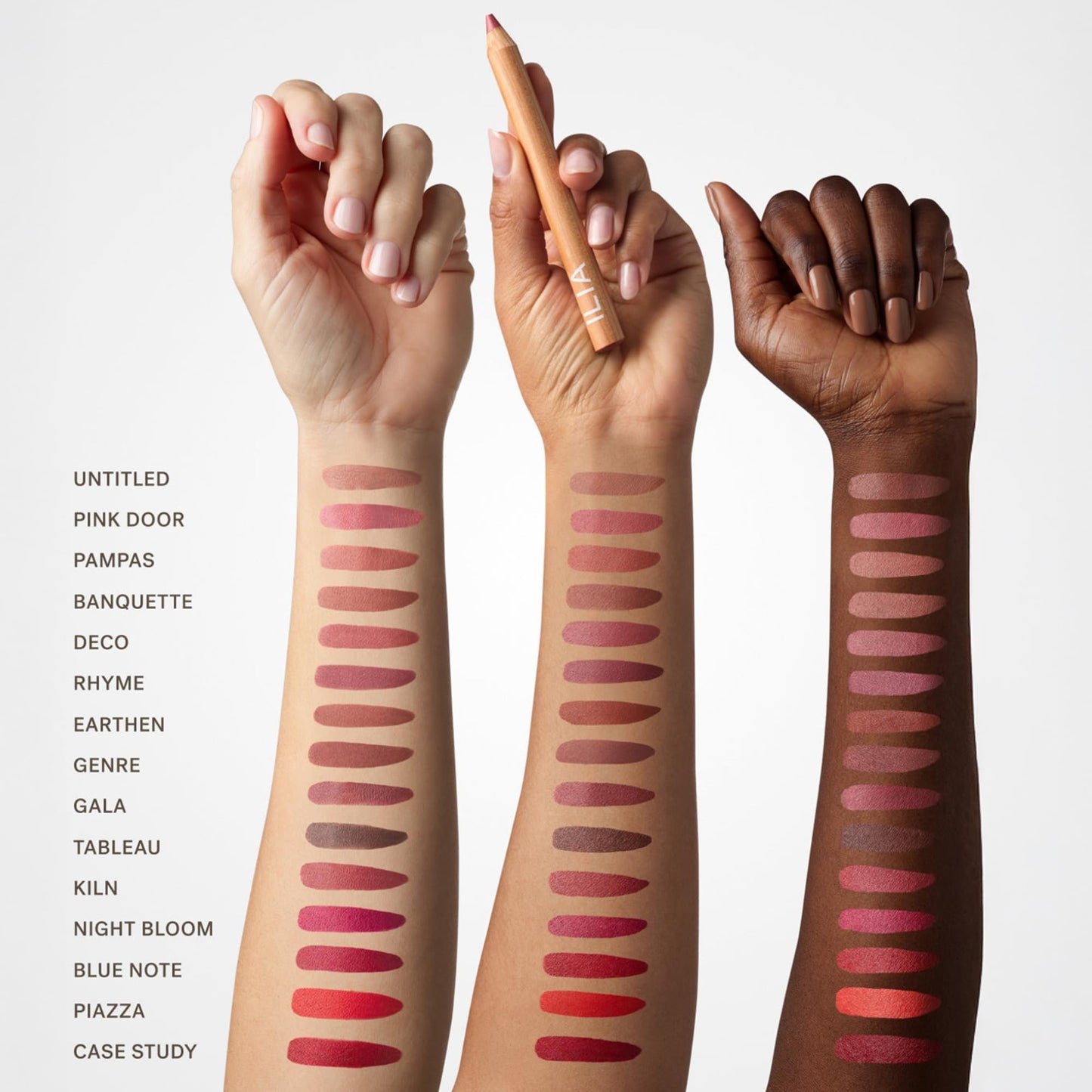 ILIA Lip Sketch Hydrating Crayon Pampas – Hydrate, Plump, Soft-Matte Color • 12-Hour Wear