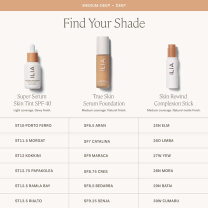 ILIA Skin Rewind Complexion Stick – Foundation + Concealer + Skincare in Shade 25N Elm